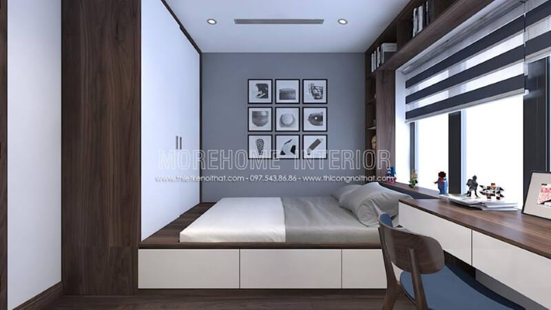 Giường ngủ chung cư hiện đại Giường ngủ chung cư hiện đại